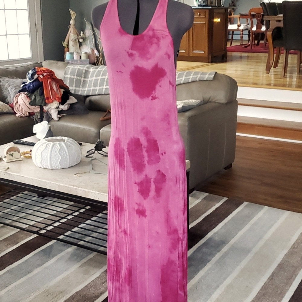 Maxi dress xs/s pink shaded